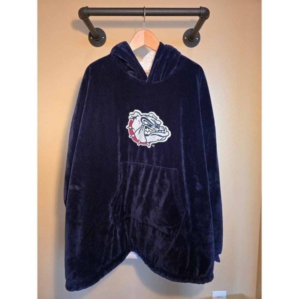 Gonzaga Bulldogs wearable blanket hoodie oversized and one size fits most unisex